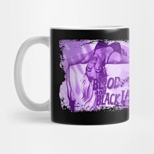 Blood and Black's Sinister Allure Chronicles Retro Nostalgia Tee Celebrating Giallo Brilliance Mug